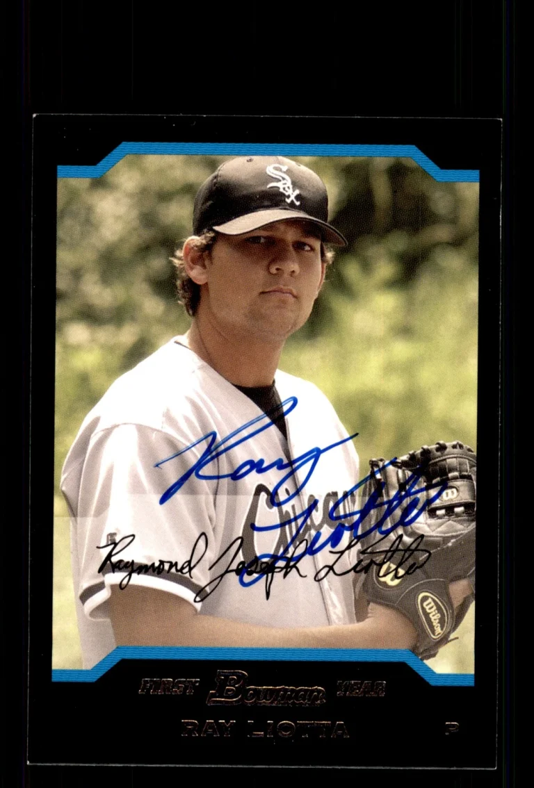 Signed Baseball Card Auto Ray Liotta 2004 Bowman #BDP69 Chicago White Sox