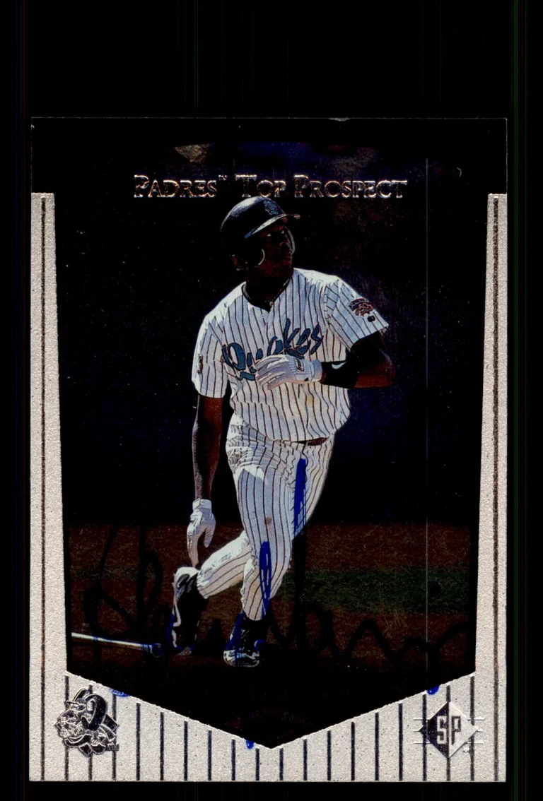 Signed Baseball Card Auto Gary Matthews Jr. 1998 SP Top Prospects #109 Quakes