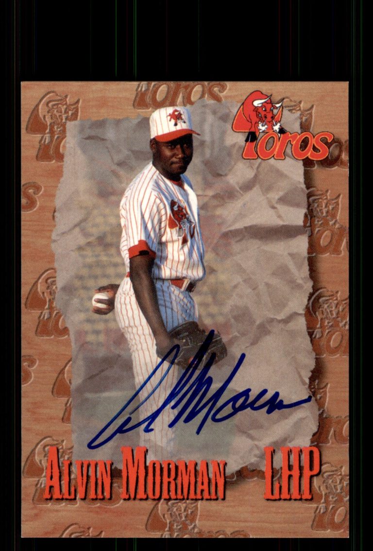 Signed Baseball Card Auto Alvin Morman 1995 Tucson Toros #17 Tucson Toros