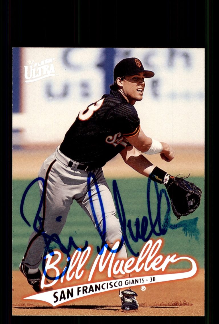 Signed Baseball Card Auto Bill Mueller 1997 Ultra #297 San Francisco Giants