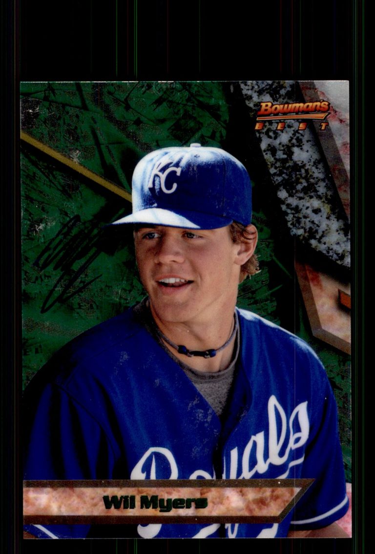 Signed Baseball Card Auto Wil Myers 2011 Bowman #BBP64 Kansas City Royals