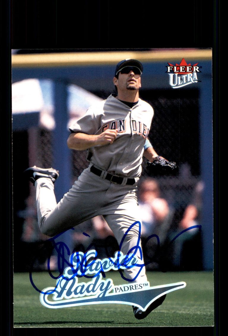 Signed Baseball Card Auto Xavier Nady 2004 Ultra #69 San Diego Padres