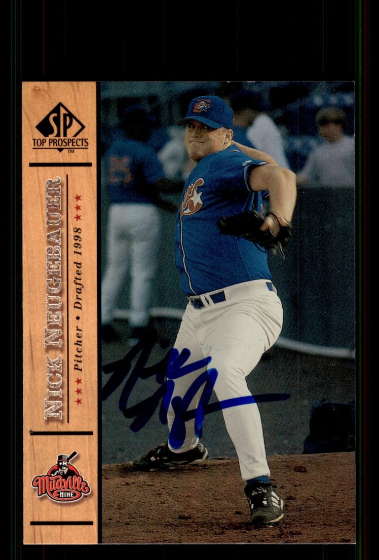 Signed Baseball Card Auto Nick Neugebauer 2001 SP Top Prospects #50 Nine