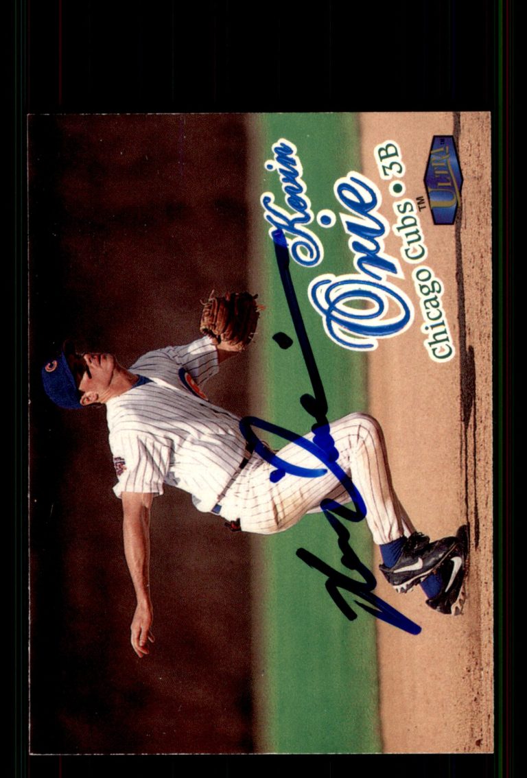 Signed Baseball Card Auto Kevin Orie 1998 Ultra #155 Chicago Cubs