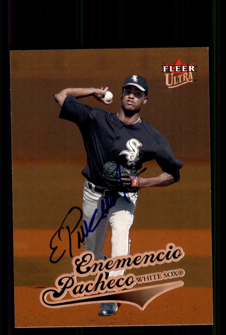 Signed Baseball Card Auto Enemencio Pacheco 2004 Ultra #350 Chicago White Sox