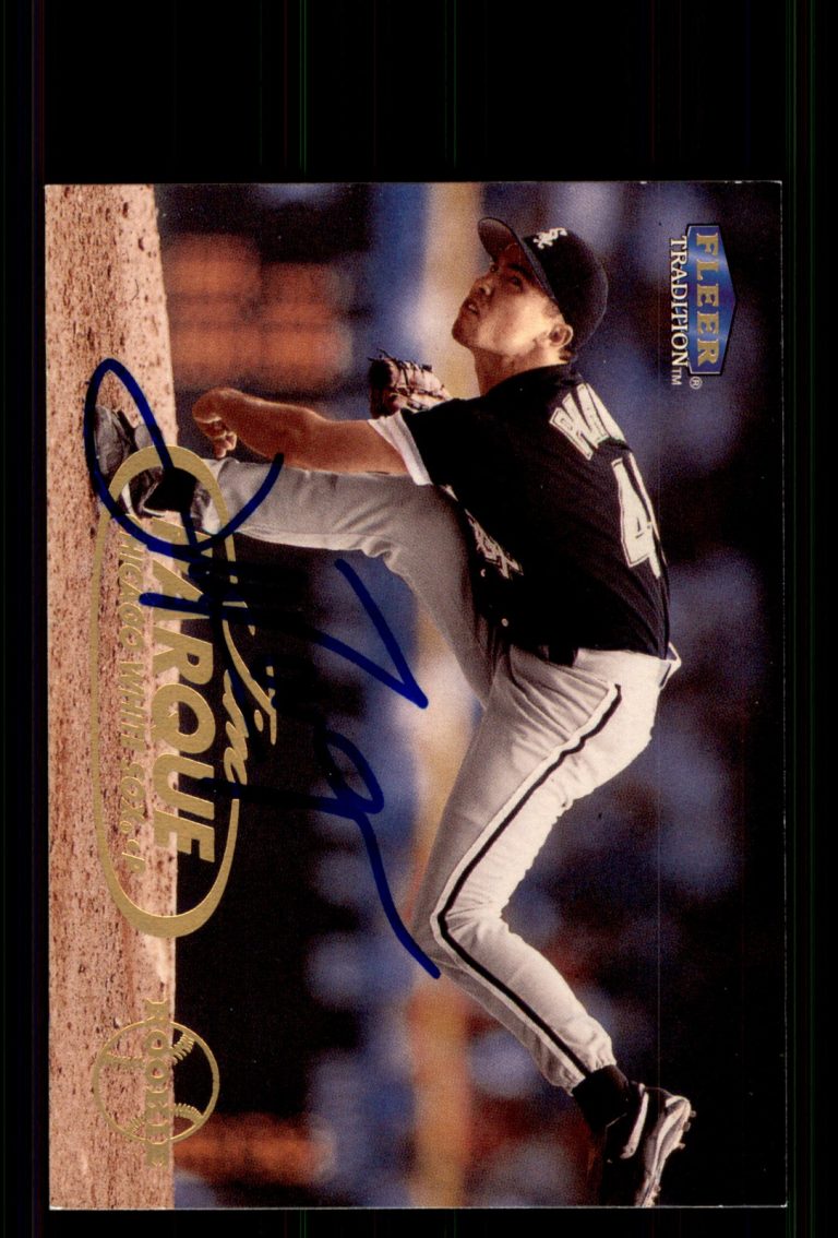 Signed Baseball Card Auto Jim Parque 1998 Fleer Tradition Update #U24 White Sox