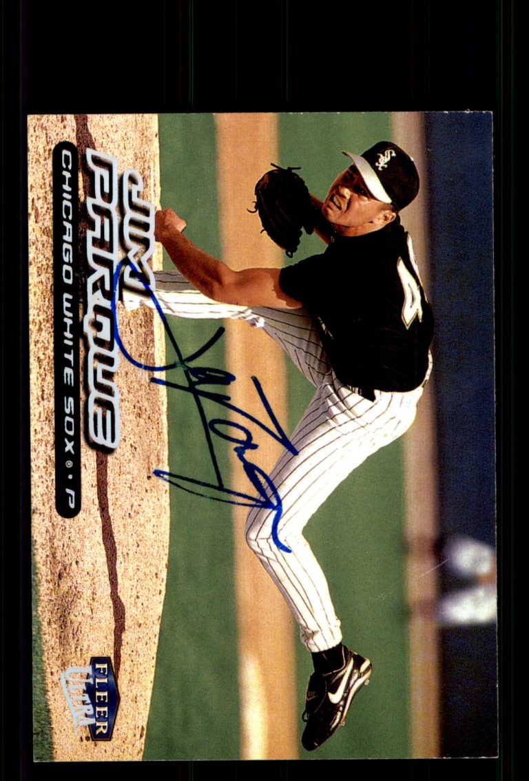 Signed Baseball Card Auto Jim Parque 2000 Ultra #219 Chicago White Sox