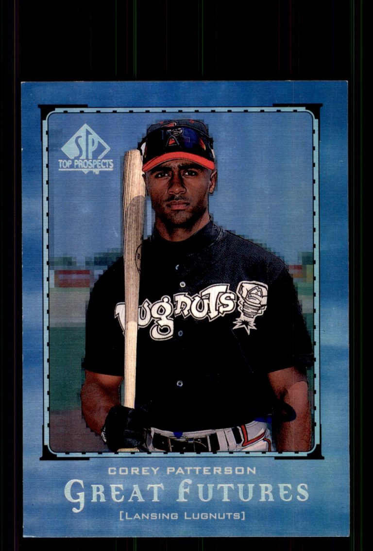 Signed Baseball Card Auto Corey Patterson 2000 SP Top Prospects #F12 Lugnuts