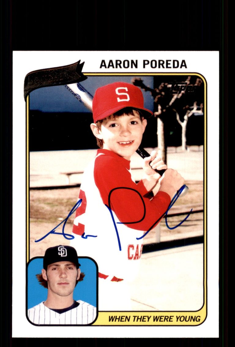 Signed Baseball Card Auto Aaron Poreda 2010 Topps #WTWYAP San Diego Padres