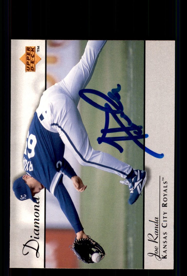 Signed Baseball Card Auto Joe Randa 1995 Upper Deck #243 Kansas City Royals