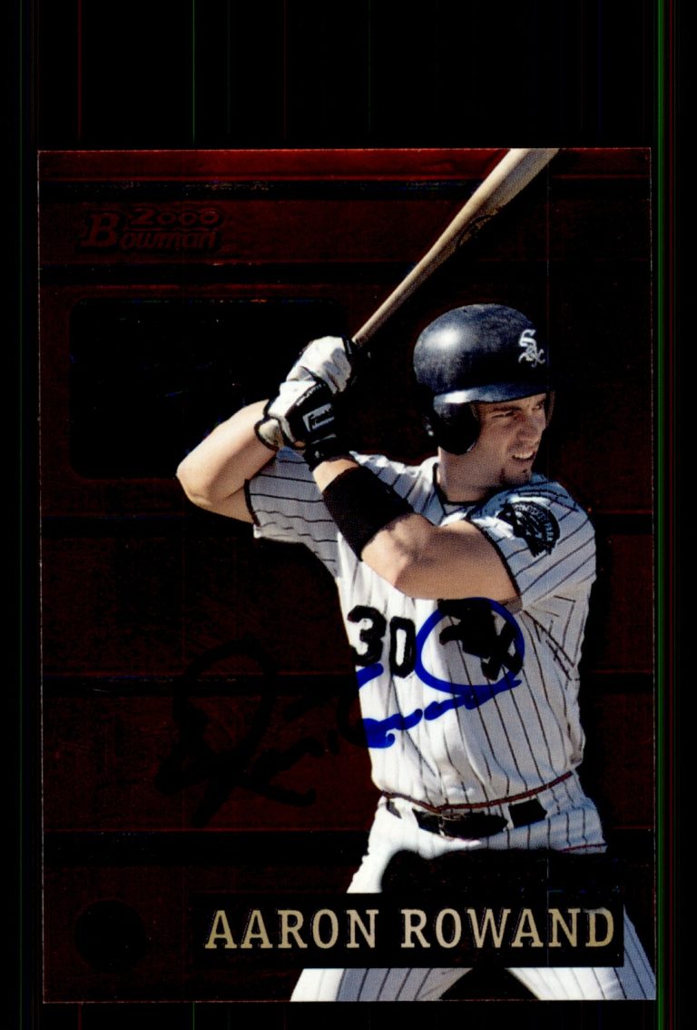 Signed Baseball Card Auto Aaron Rowand 2000 Bowman #TT2 Chicago White Sox
