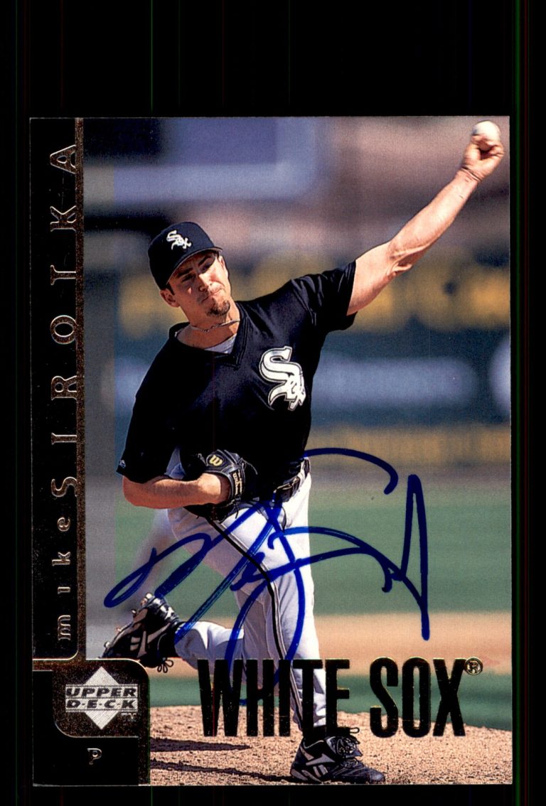 Signed Baseball Card Auto Mike Sirotka 1998 Upper Deck #662 Chicago White Sox