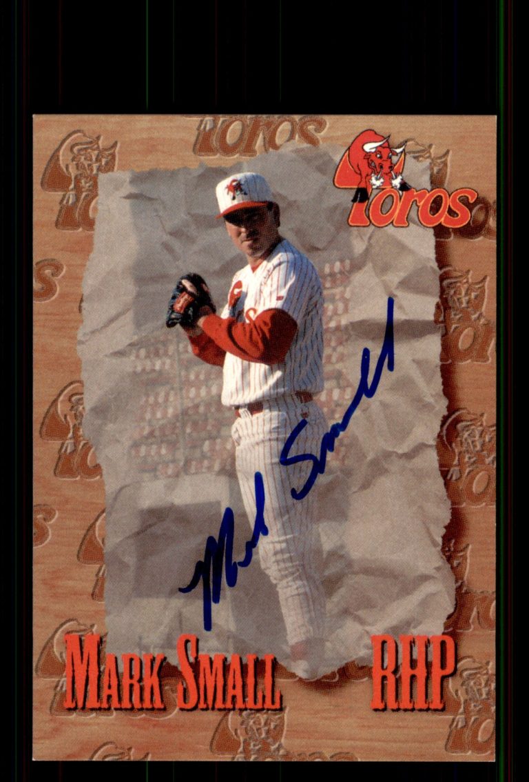 Signed Baseball Card Auto Mark Small 1995 Tucson Toros MILB