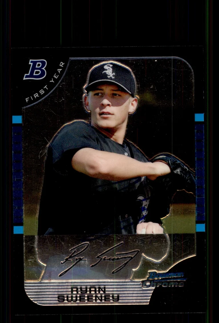 Signed Baseball Card Auto Ryan Sweeney 2005 Bowman Chrome #191 Chicago White Sox