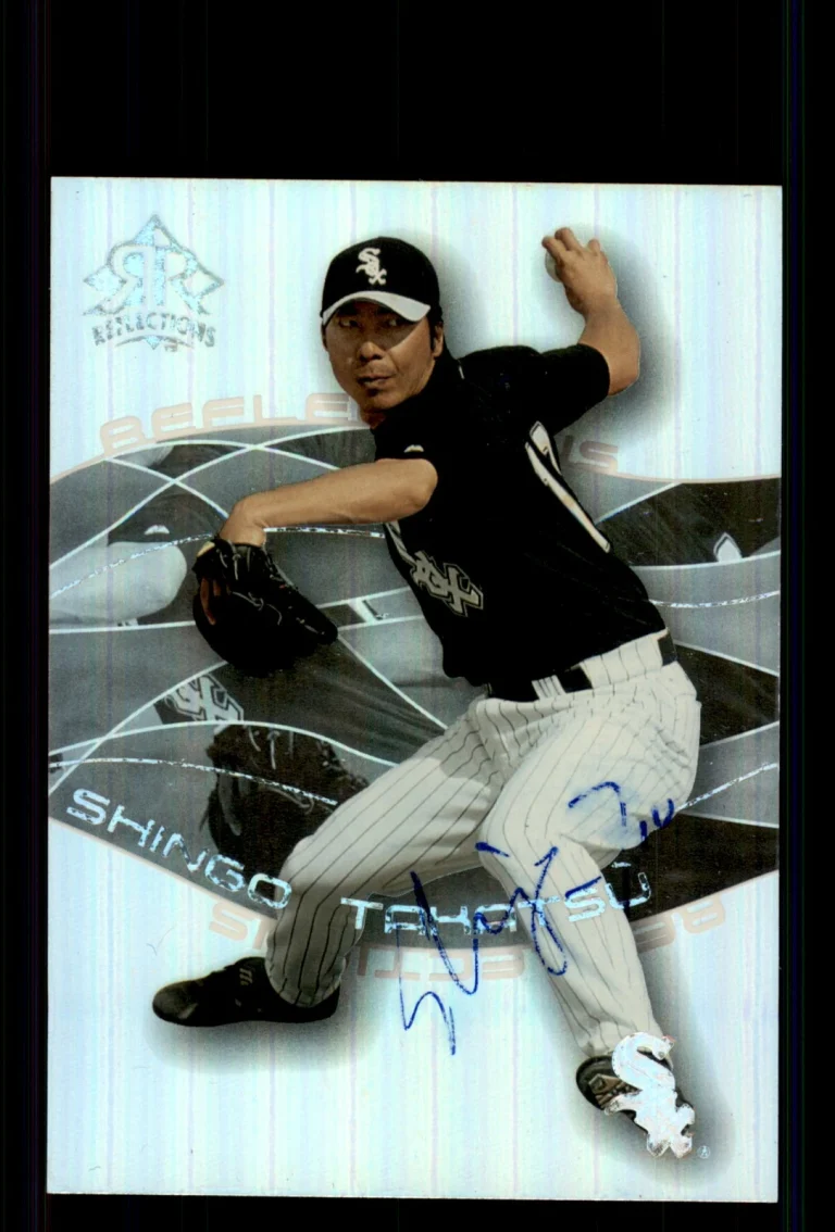 Signed Baseball Card Auto Shingo Takatsu 2004 Upper Deck #341 Chicago White Sox