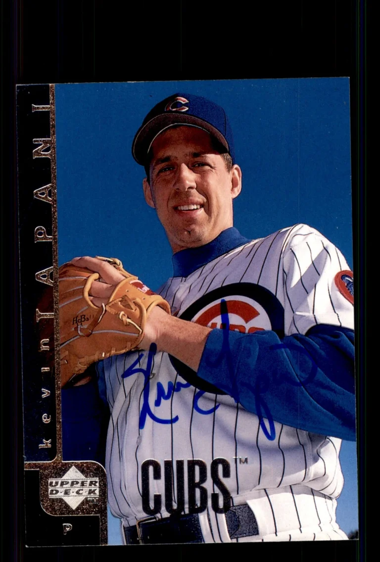 Signed Baseball Card Auto Kevin Tapani 1998 Upper Deck #54 Chicago Cubs