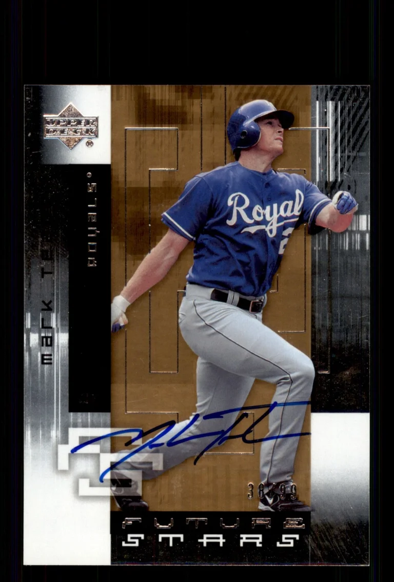 Signed Baseball Card Auto Mark Teahen 2007 Upper Deck Future Stars #44 Royals