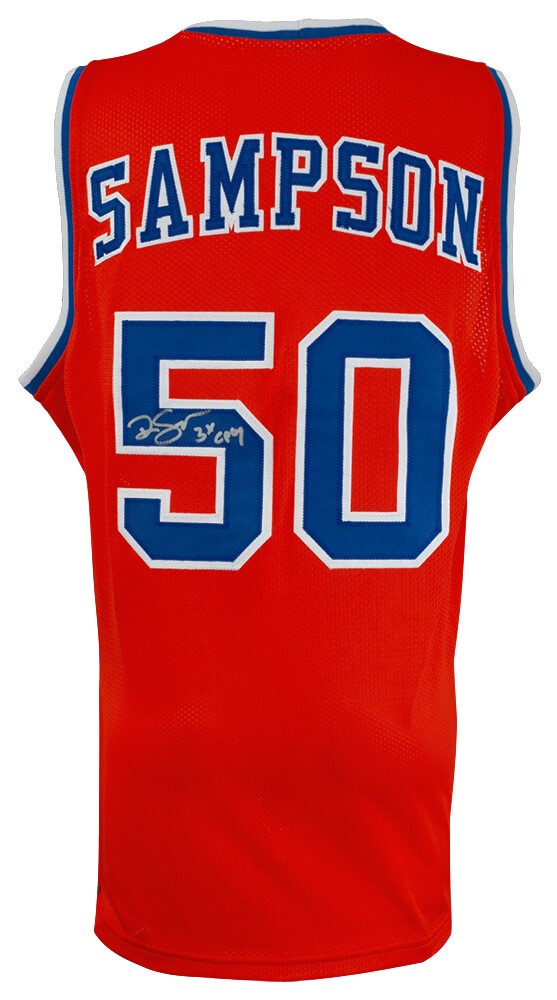 Ralph Sampson Signed Orange T/B Custom College Basketball Jersey w/CPOY (SS COA)