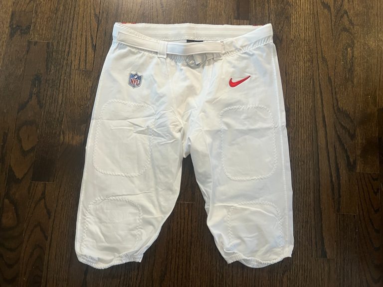 2023 GAME ISSUED KANSAS CITY CHIEFS FOOTBALL PANTS * NOT USED * WHITE SIZE 38