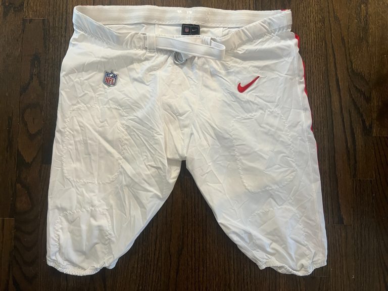 2023 GAME ISSUED KANSAS CITY CHIEFS FOOTBALL PANTS * NOT USED * WHITE SIZE 48