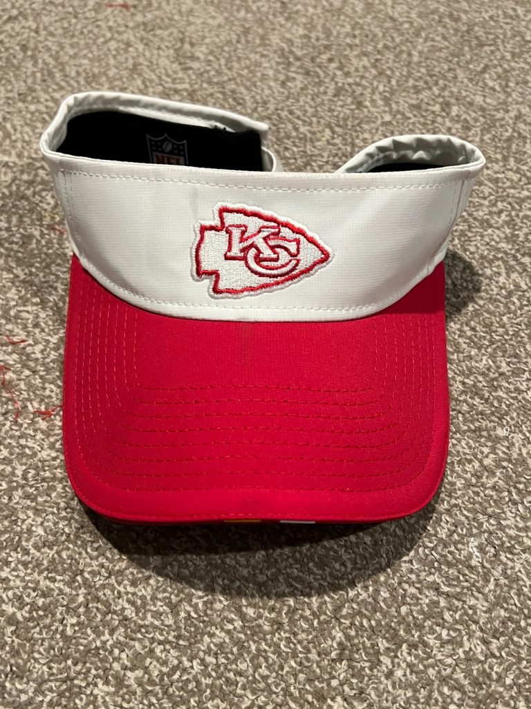 OMAR NORMAN-LOTT GAME USED FOOTBALL HAT VISOR KANSAS CITY CHIEFS SNAPBACK 2025