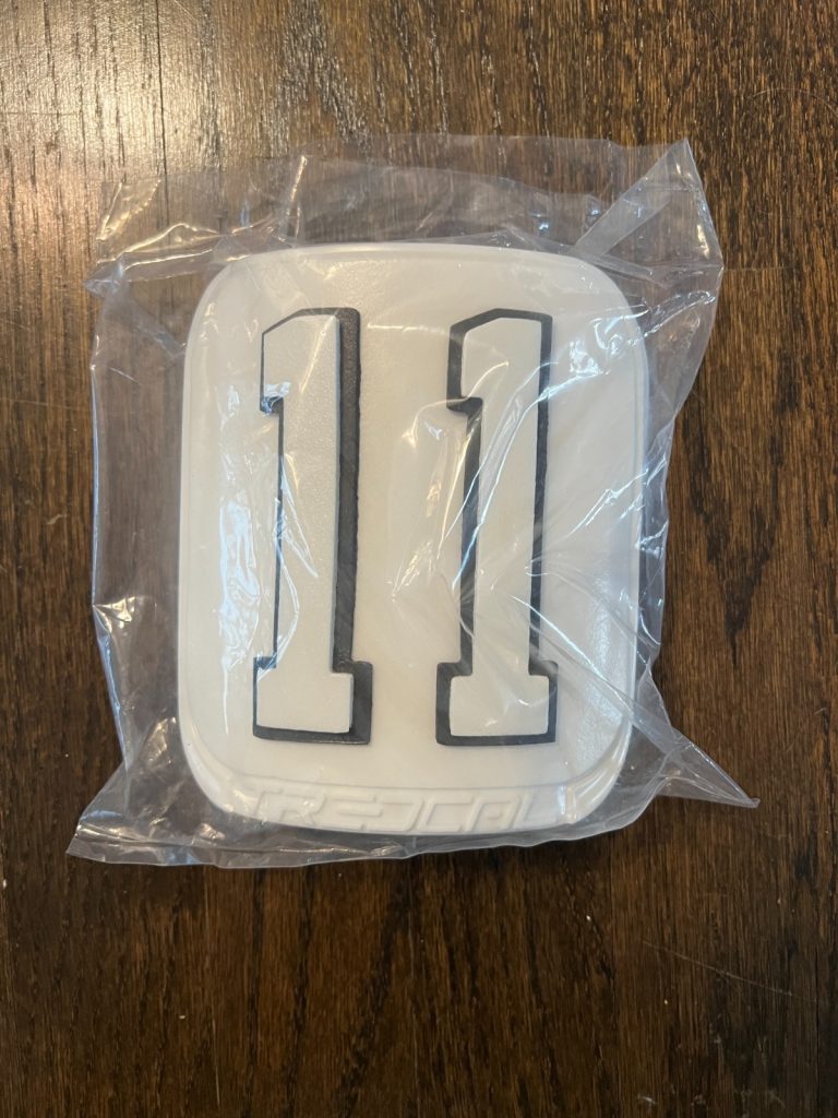 KANSAS CITY CHIEFS LOGO TEAM GAME ISSUED FOOTBALL THIGH PADS #11