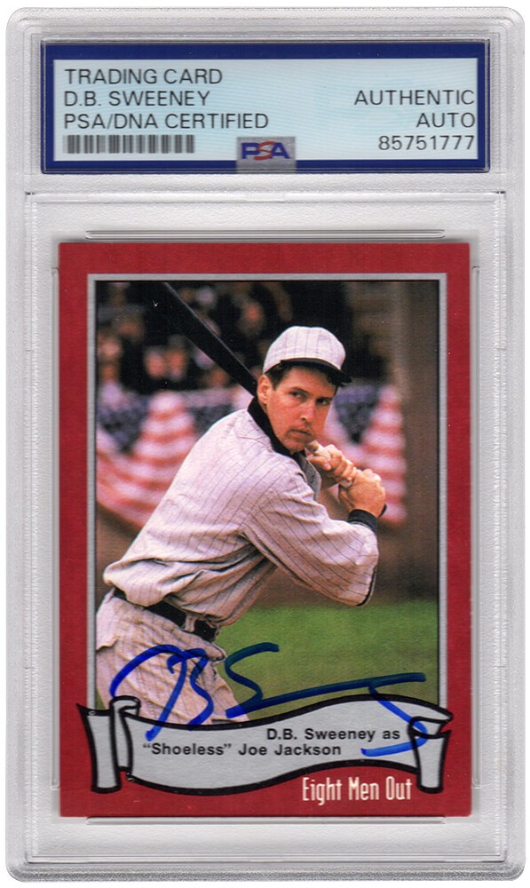 D.B. Sweeney Signed Eight Men Out Shoeless Joe 1988 Pacific Card #13 - (PSA/DNA)