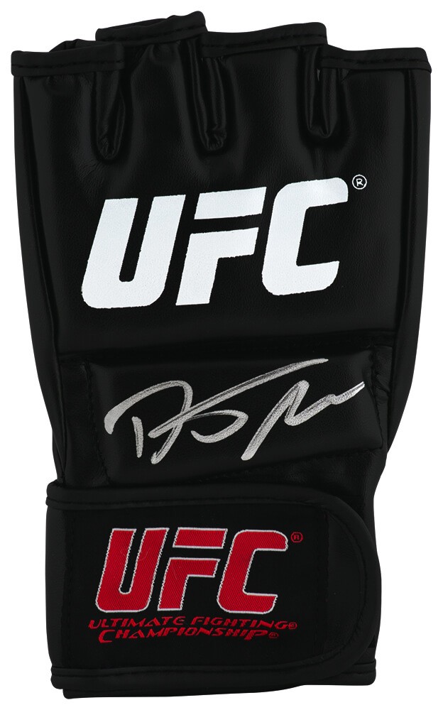 Dustin Poirier Signed Black MMA Fighting Glove - (SCHWARTZ SPORTS COA)