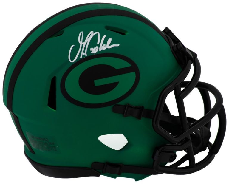 Matthew Golden Signed Green Bay Packers RAVE Riddell Speed Mini Helmet -(SS COA)
