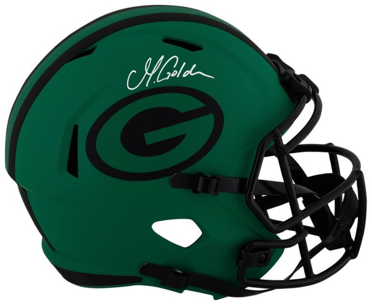 Matthew Golden Signed Packers RAVE Riddell Full Size Replica Helmet - (SS COA)