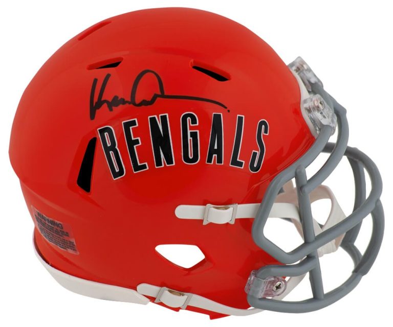 Ken Anderson Signed Bengals Throwback Riddell Speed Mini Helmet - (SCHWARTZ COA)