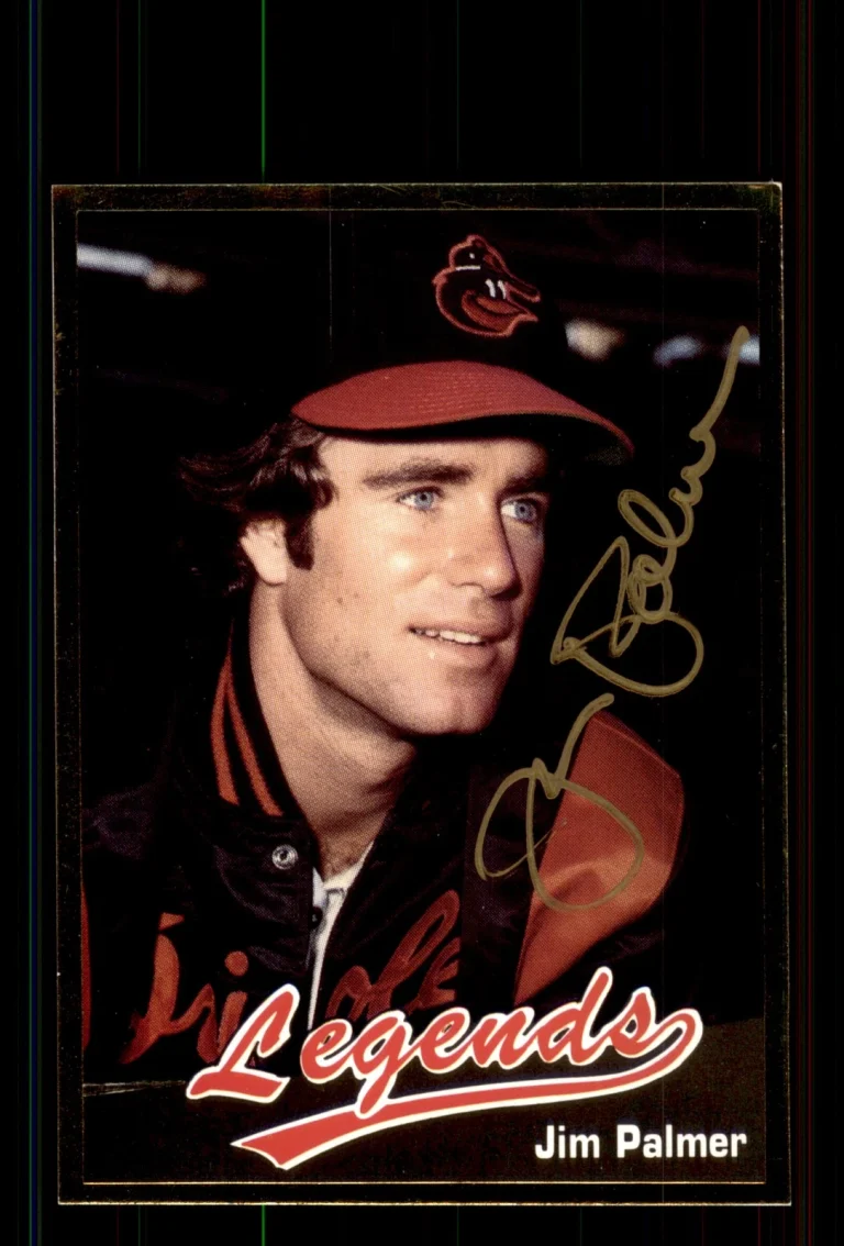 Signed Baseball Card Auto Jim Palmer 1990 Legends Sports #2 Orioles HOF
