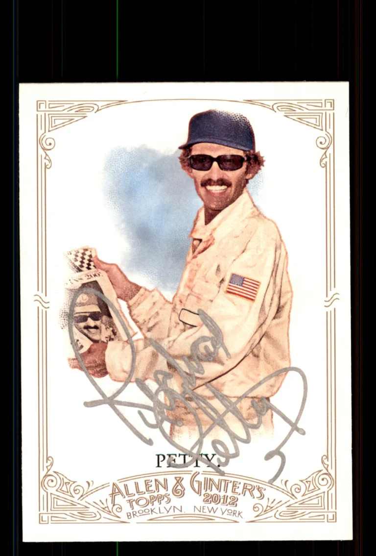 Signed Racing Card Auto Richard Petty 2012 Topps Allen & Ginter #61