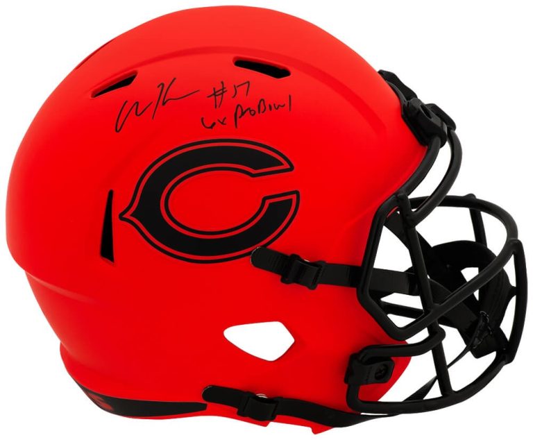 Olin Kreutz Signed Bears RAVE Riddell Full Size Rep Helmet w/Pro Bowl - (SS COA)