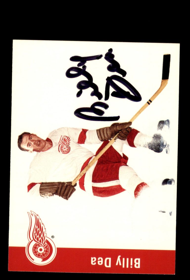 Signed Hockey Card Auto Billy Dea 1994 Parkhurst Missing Link 1956-57 #47