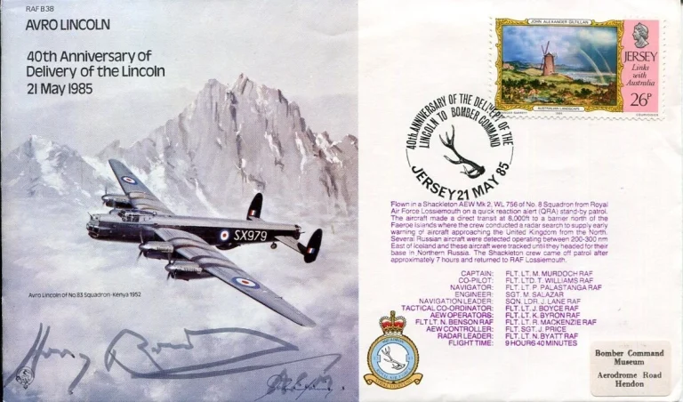Air Chief Marshal Harry Broadhurst RAF WWII War Pilot Ace Signed Autograph