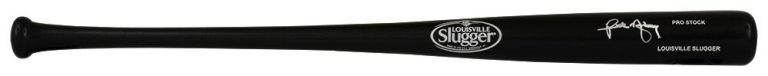 Rick Monday Signed Louisville Slugger Pro black Baseball Bat - (SCHWARTZ COA)