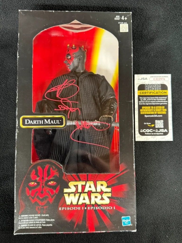 Ray Park Signed & Inscribed Star Wars Episode I Darth Maul 12