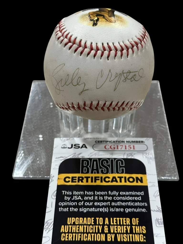 Billy Crystal Monsters Inc When Harry Met Sally Signed Autograph Baseball JSA