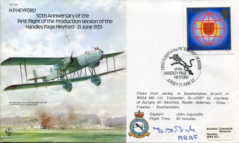 Marshal of the Royal Air Force Dermot Boyle Suez Crisi WWII War Signed Autograph