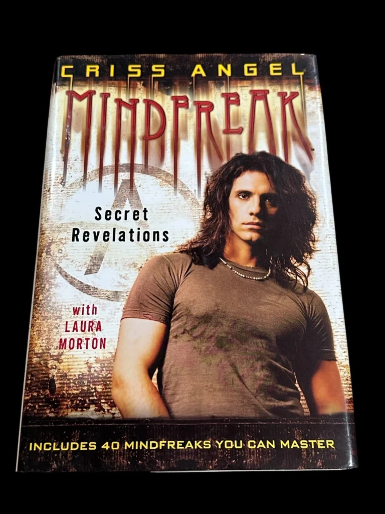 Criss Angel Mindfreak Secret Revelati Magician Illusionist Signed Autograph Book