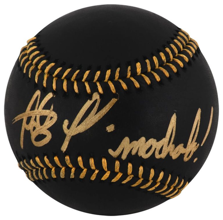 Fernando Tatis Jr. Signed Rawlings Black MLB Baseball w/Machalo - (JSA COA)
