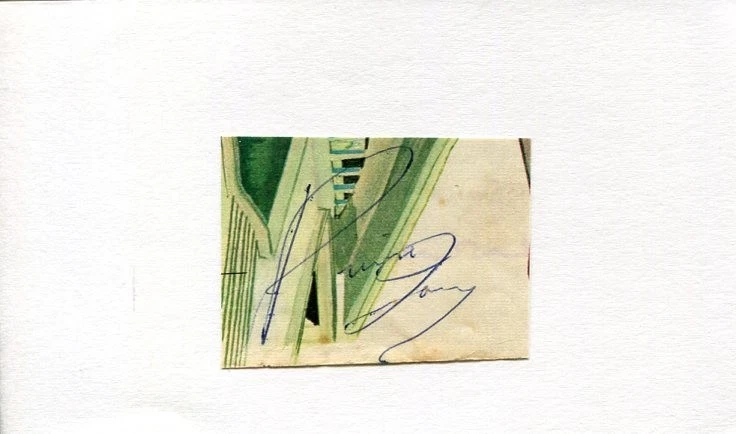 Pierre Jarry Toronto Maple Leafs NY New York Rangers Red Wings Signed Autograph