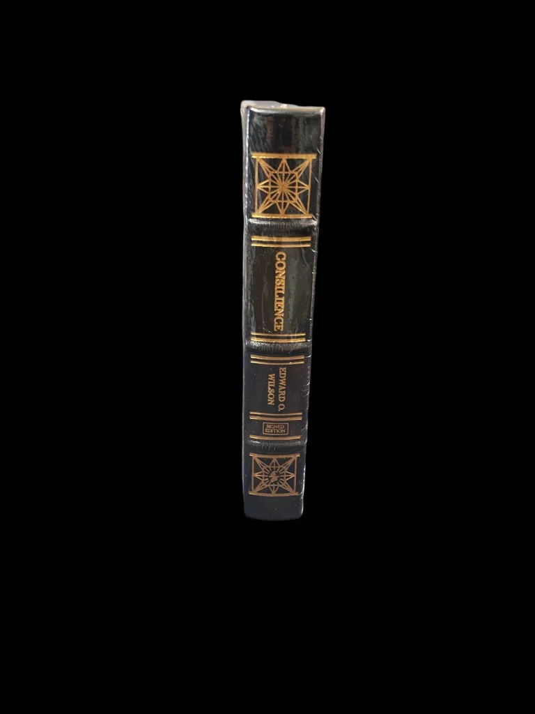 Edward E. O. Wilson Consilience Sociobiology Easton Press Signed Autograph Book