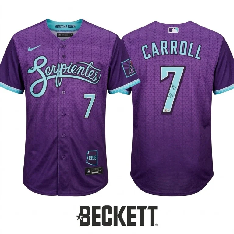 Corbin Carroll Signed Jersey JSA Authentic Autograph Arizona Diamondbacks