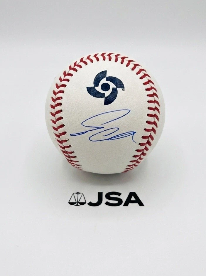 Pete Crow Armstrong Signed WBC Baseball JSA Authentic Autograph Chicago Cubs