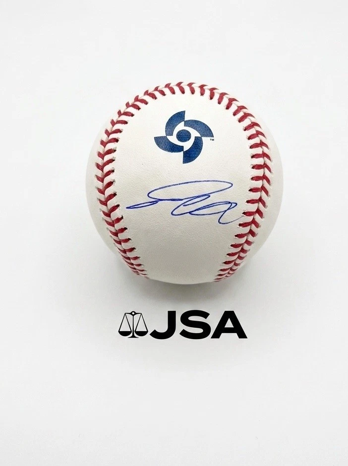 Pete Crow Armstrong Signed WBC Baseball JSA Authentic Autograph Chicago Cubs