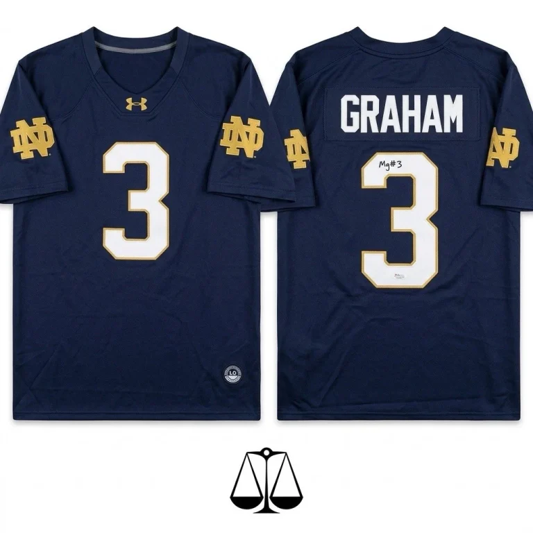 Mylan Graham Signed Jersey JSA Authentic Autograph Notre Dame Fighting Irish