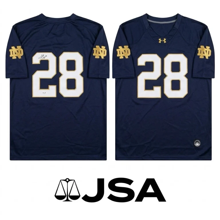 Luke Talich Signed Jersey JSA Authentic Autograph Notre Dame Fighting Irish