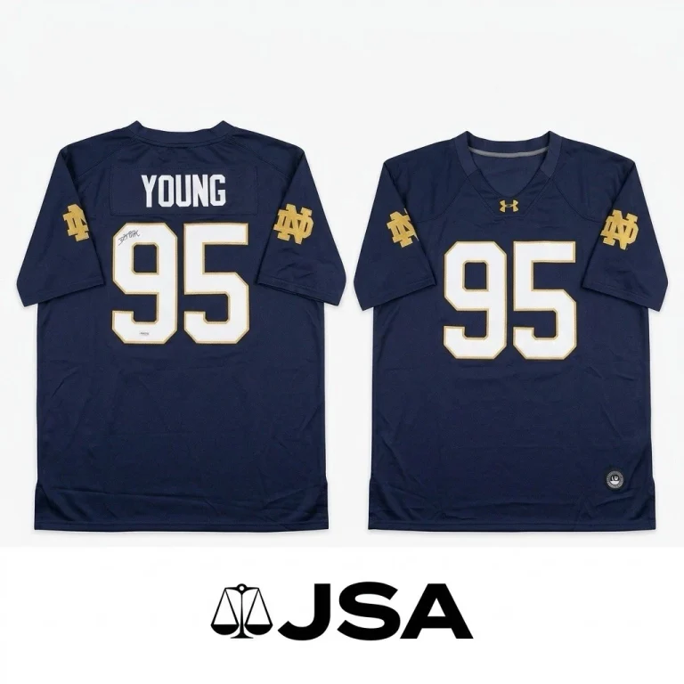 Bryce Young Signed Jersey JSA Authentic Autograph Notre Dame Fighting Irish
